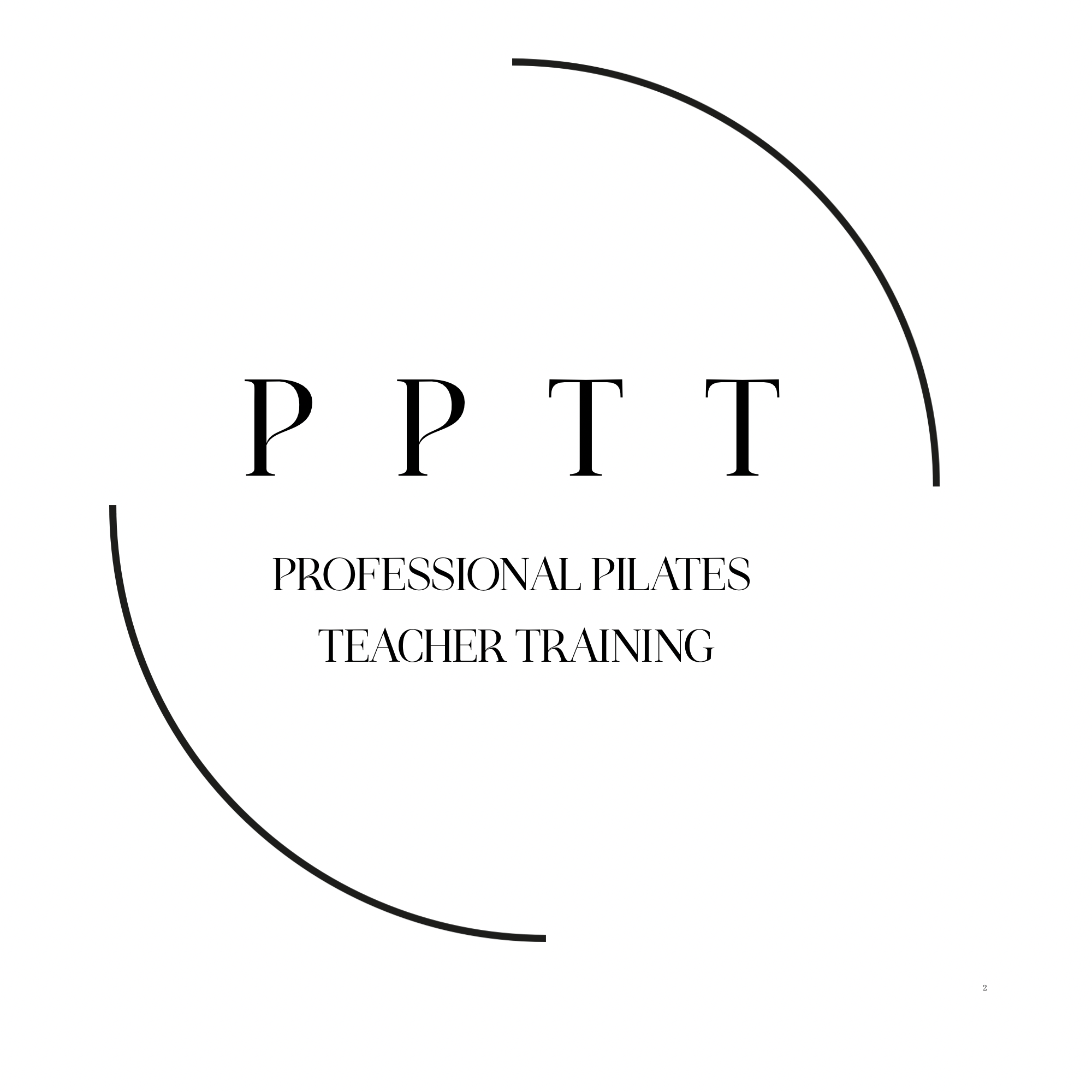PPTT – Professional Pilates Teacher Training